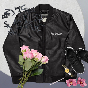 Coyote Weaves a Song Dead and Company leather bomber jacket