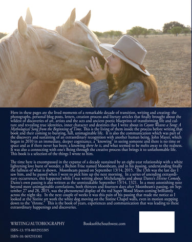 My Love Affair with Moonbeam: Ten + Years of Wonder, Bursting Love and Creativity, 480 pages of full color & B/W Photographs and messages of what was written to John Mayer at the beginning of the relationship 2010-