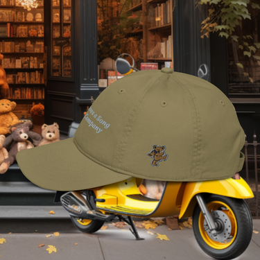 Coyote Weaves a Song Dead and Company embroidered organic hat