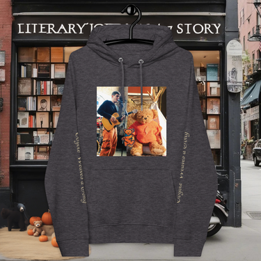Stubb's in Austin, Cosmic Bears and Atomic Bombs! John Mayer and the Trinity Dancing Bear unisex eco raglan hoodie