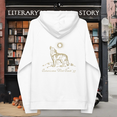 Stubb's in Austin, Cosmic Bears and Atomic Bombs! John Mayer and the Trinity Dancing Bear unisex eco raglan hoodie