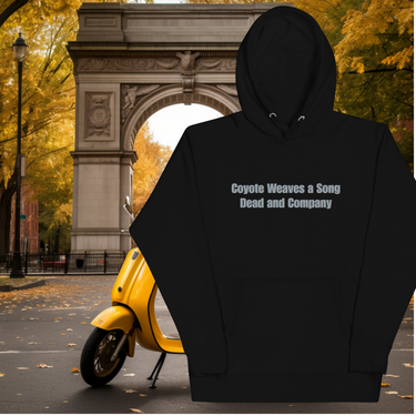 Coyote Weaves a Song Dead and Company unisex hoodie