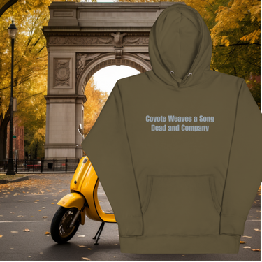Coyote Weaves a Song Dead and Company unisex hoodie